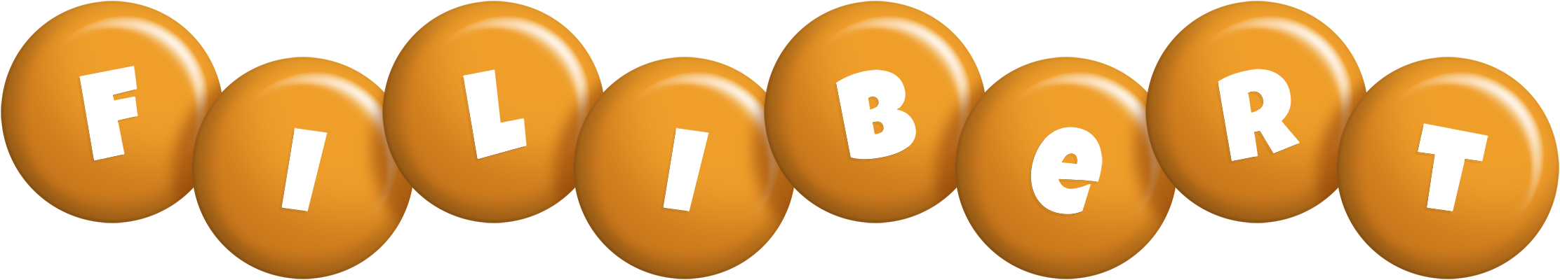 Filibert candy-orange logo