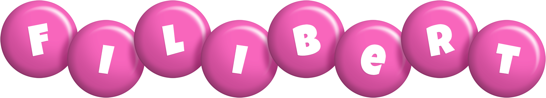 Filibert candy-pink logo