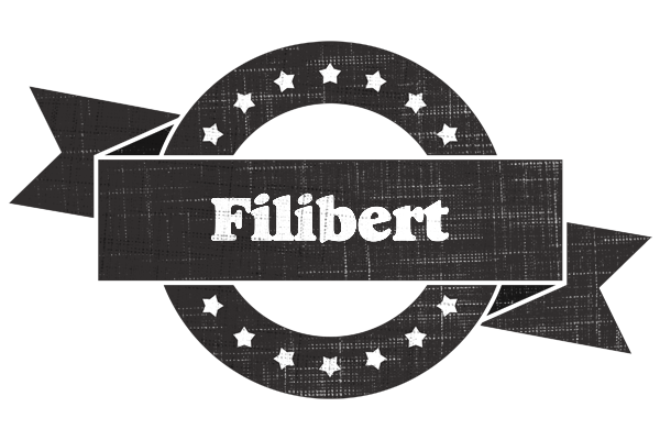 Filibert grunge logo