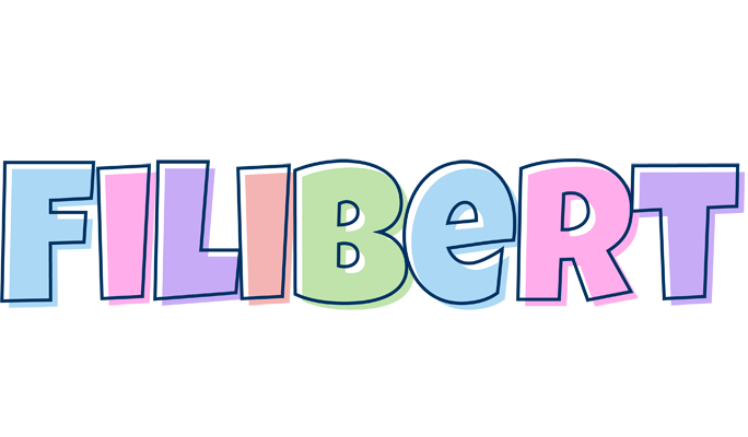 Filibert pastel logo