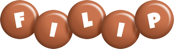 Filip candy-brown logo