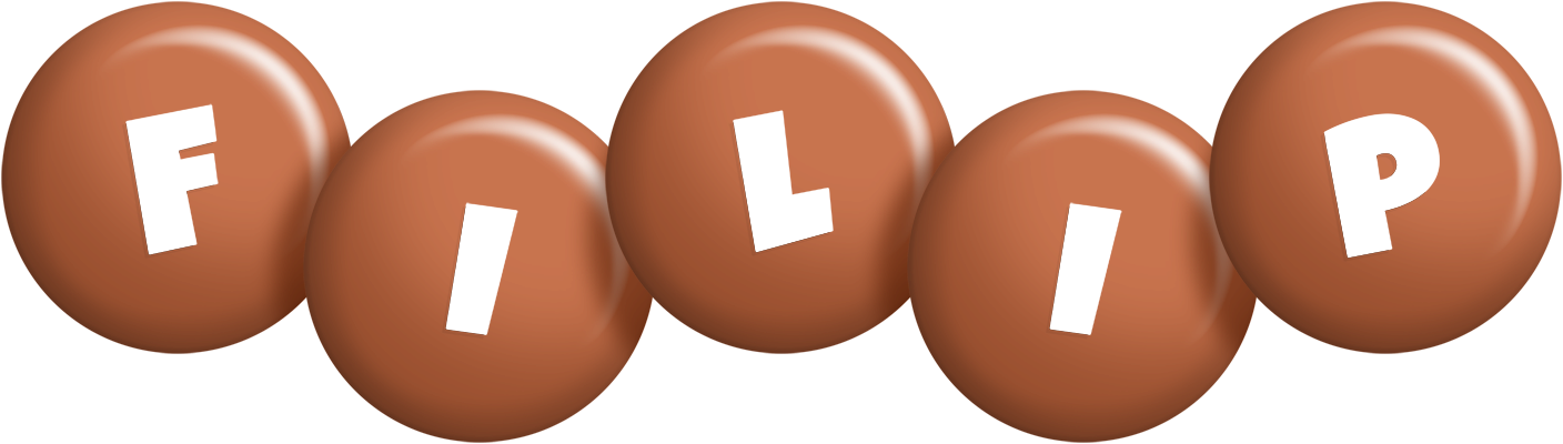 Filip candy-brown logo