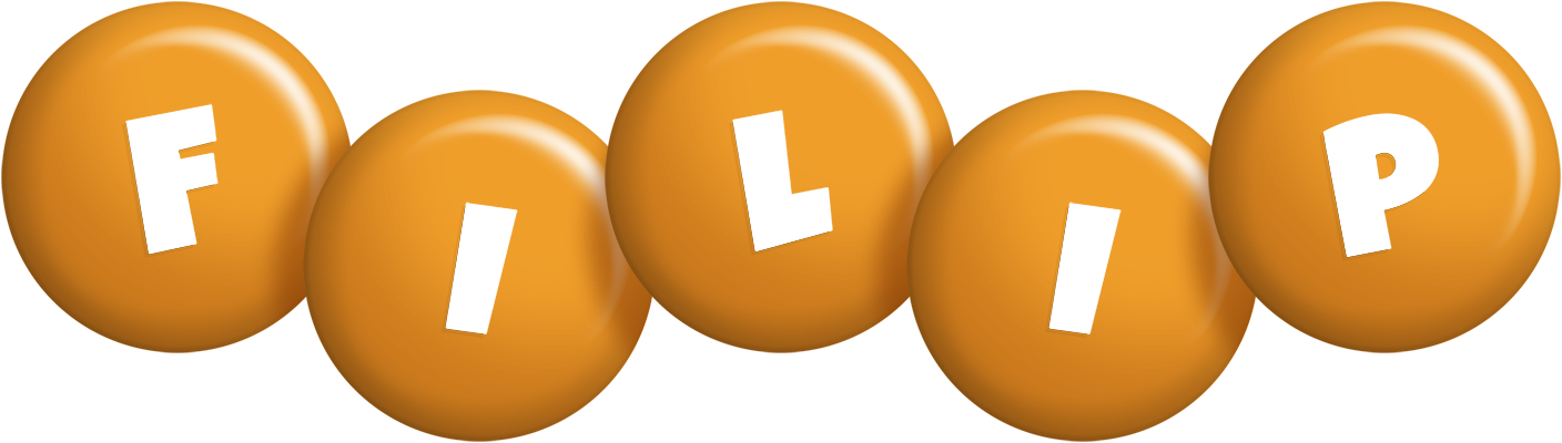 Filip candy-orange logo