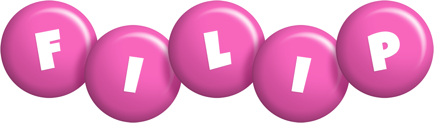Filip candy-pink logo