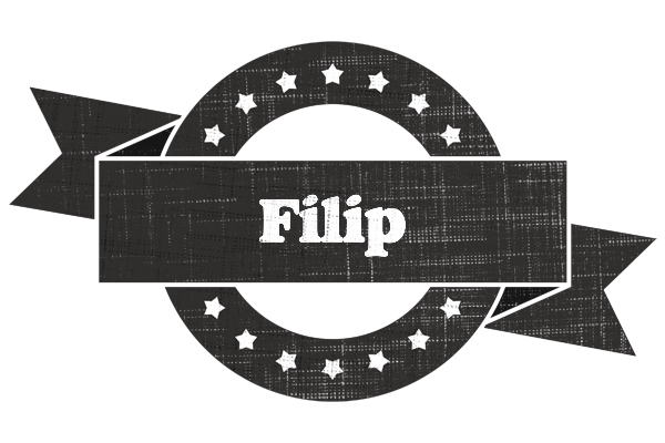 Filip grunge logo