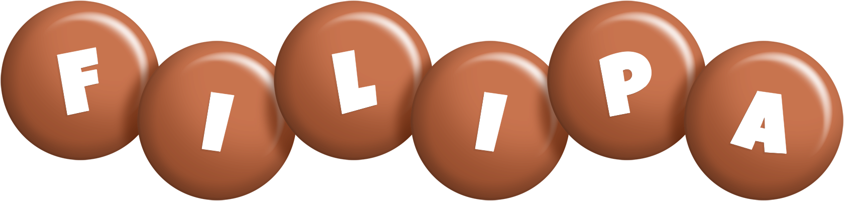 Filipa candy-brown logo