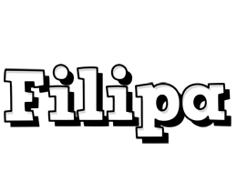 Filipa snowing logo