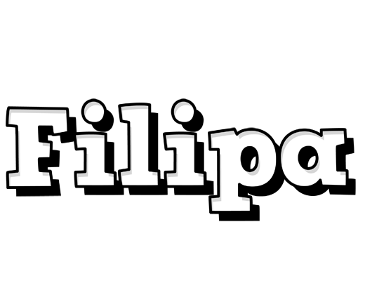 Filipa snowing logo
