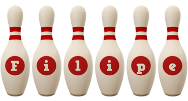 Filipe bowling-pin logo