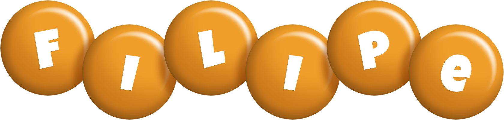 Filipe candy-orange logo