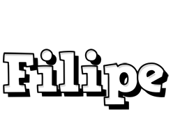 Filipe snowing logo