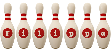 Filippa bowling-pin logo