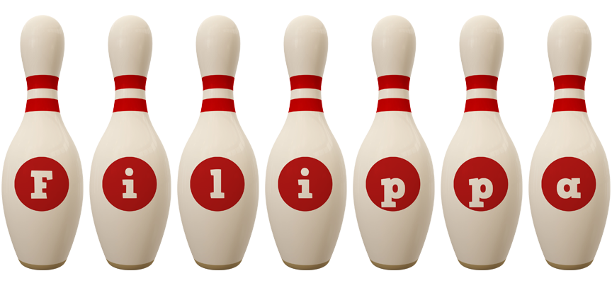 Filippa bowling-pin logo