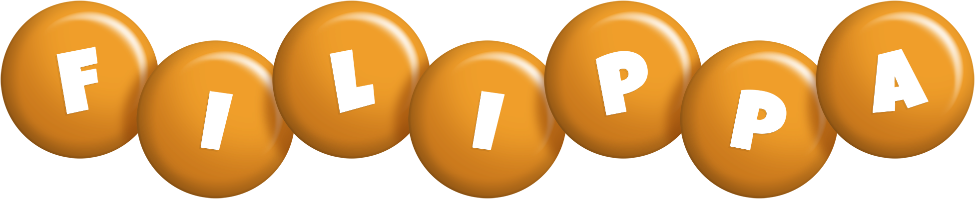 Filippa candy-orange logo
