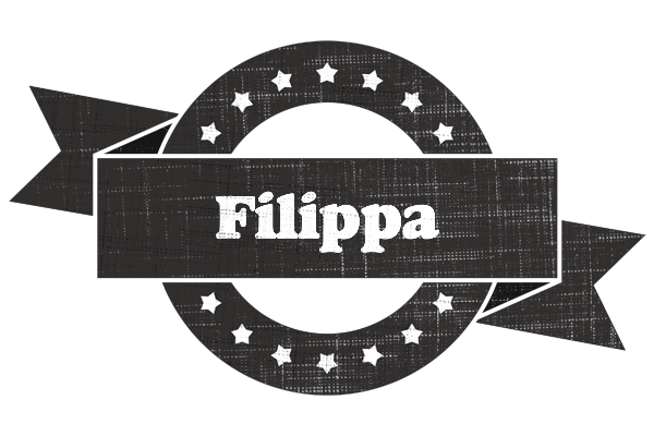 Filippa grunge logo