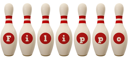 Filippo bowling-pin logo