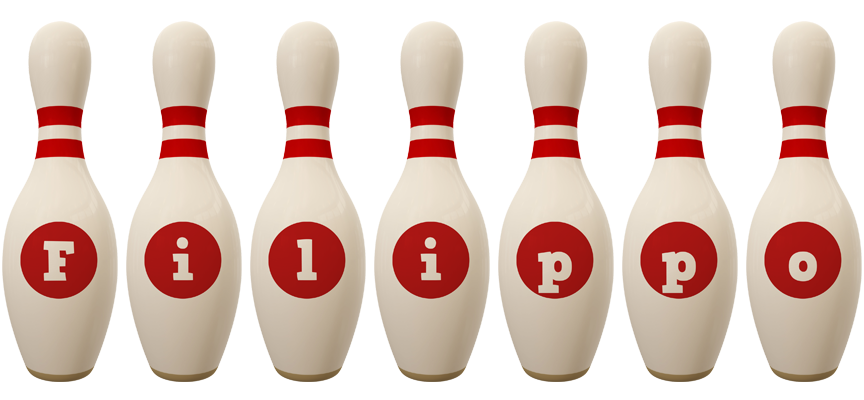 Filippo bowling-pin logo