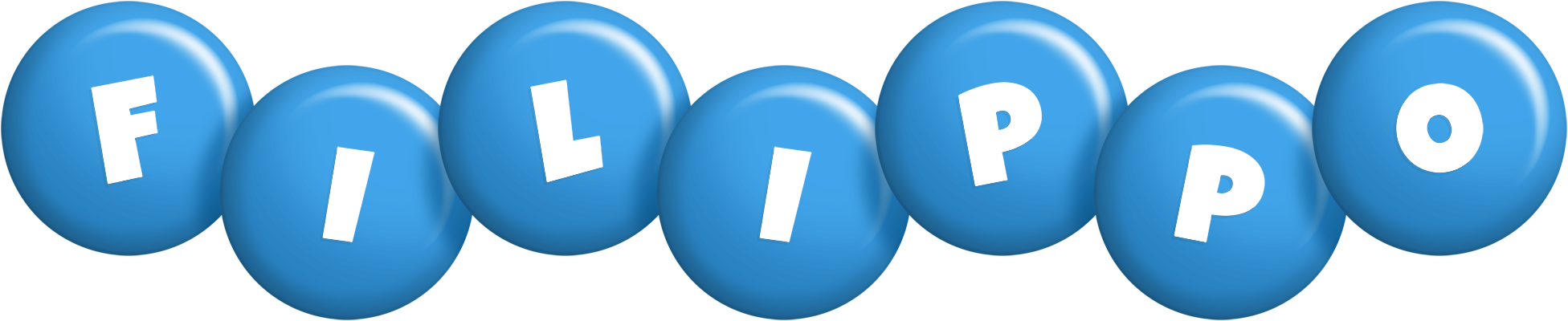 Filippo candy-blue logo