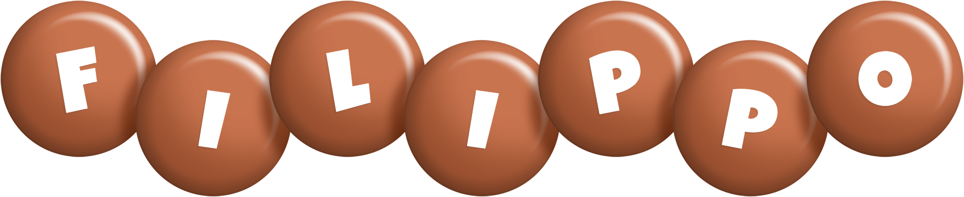 Filippo candy-brown logo