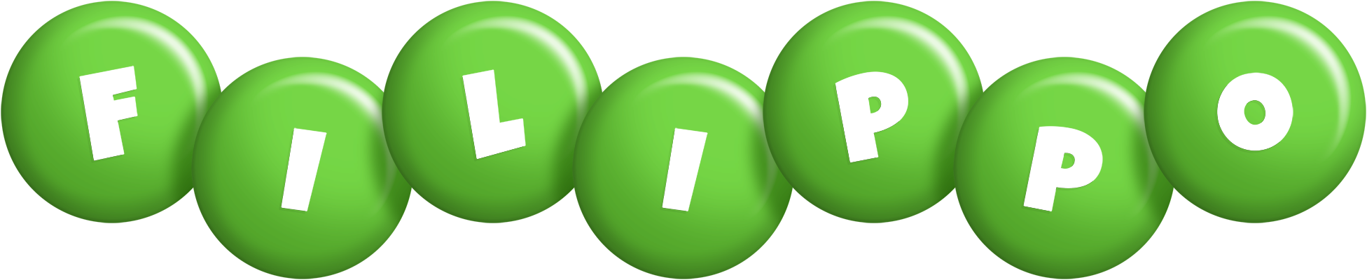 Filippo candy-green logo