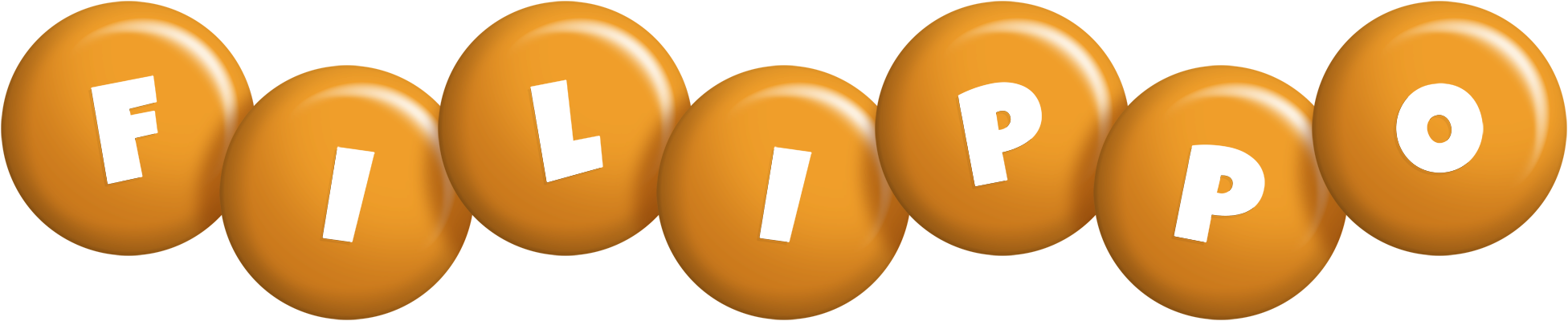Filippo candy-orange logo