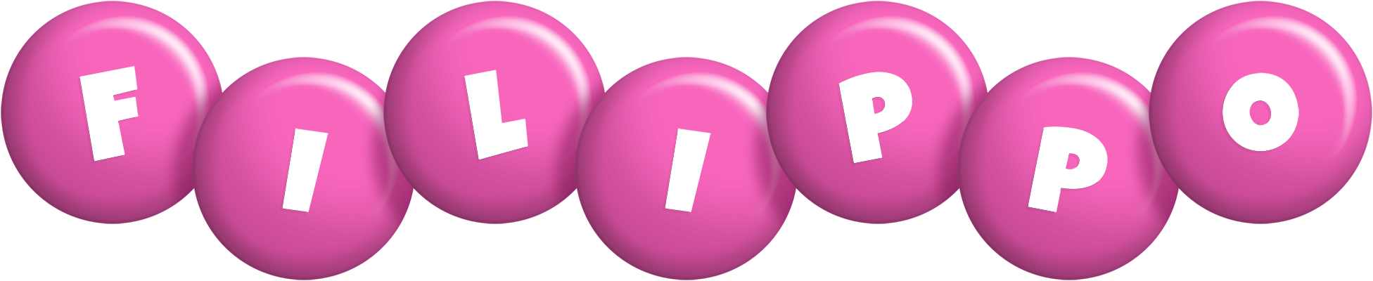 Filippo candy-pink logo