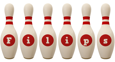 Filips bowling-pin logo