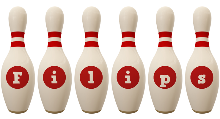 Filips bowling-pin logo