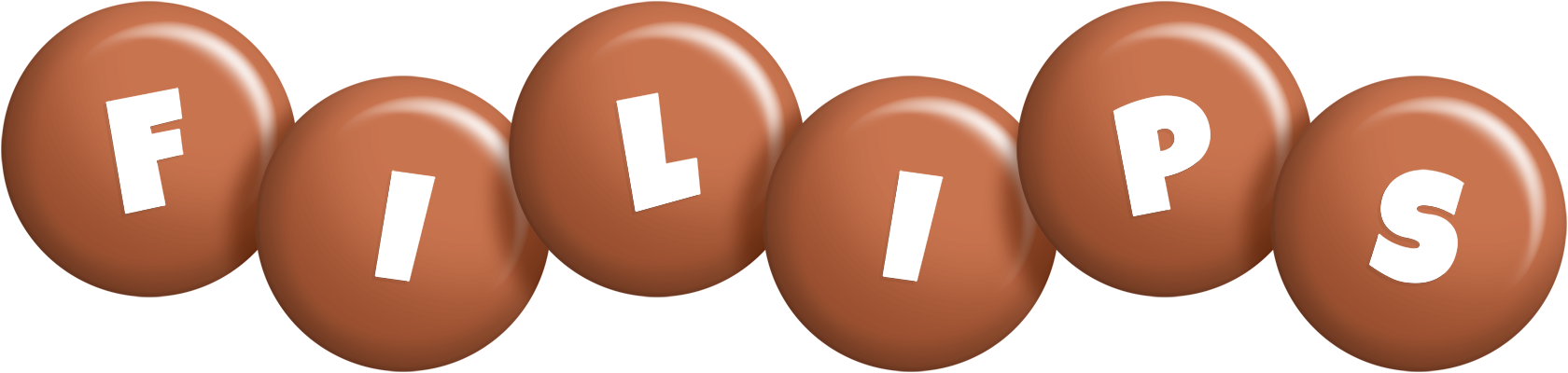 Filips candy-brown logo