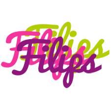 Filips flowers logo