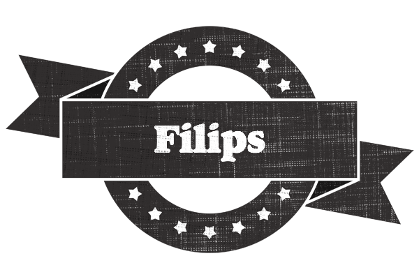 Filips grunge logo