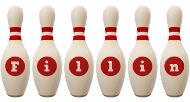 Fillin bowling-pin logo