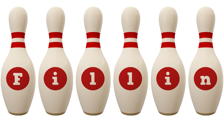 Fillin bowling-pin logo