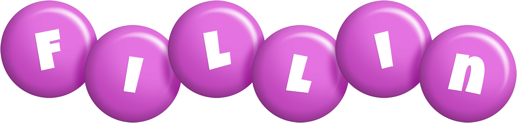 Fillin candy-purple logo