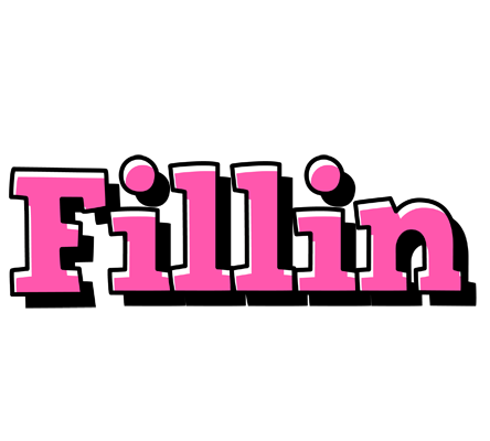 Fillin girlish logo
