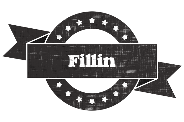 Fillin grunge logo