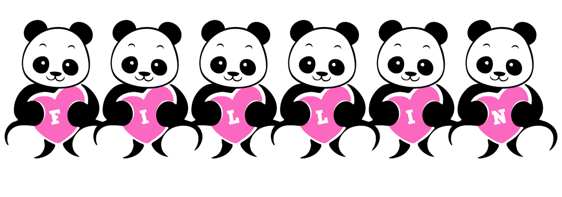 Fillin love-panda logo