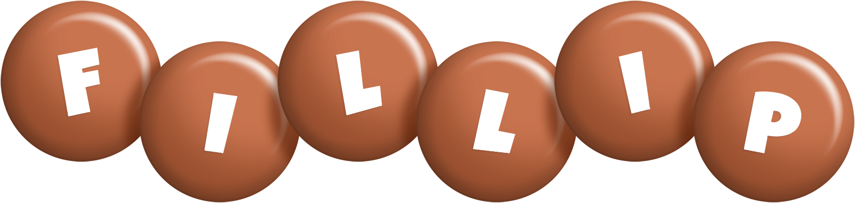 Fillip candy-brown logo