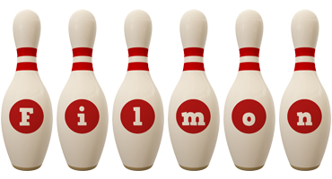 Filmon bowling-pin logo