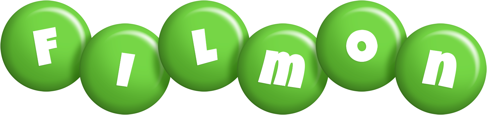 Filmon candy-green logo