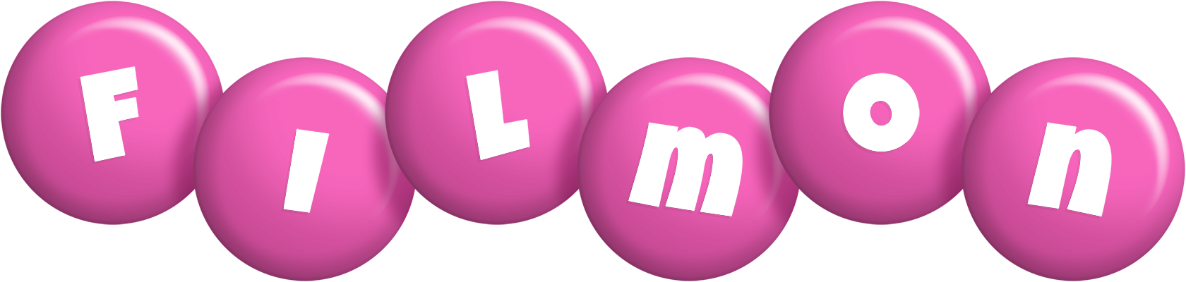 Filmon candy-pink logo