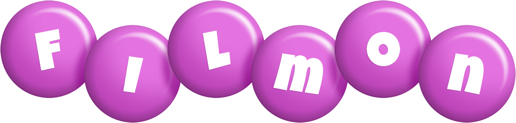 Filmon candy-purple logo