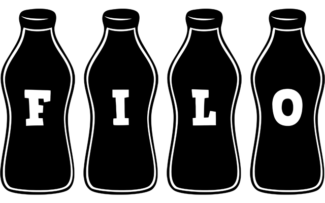 Filo bottle logo