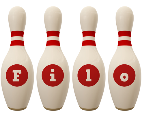 Filo bowling-pin logo