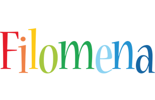 Filomena birthday logo