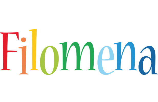 Filomena birthday logo