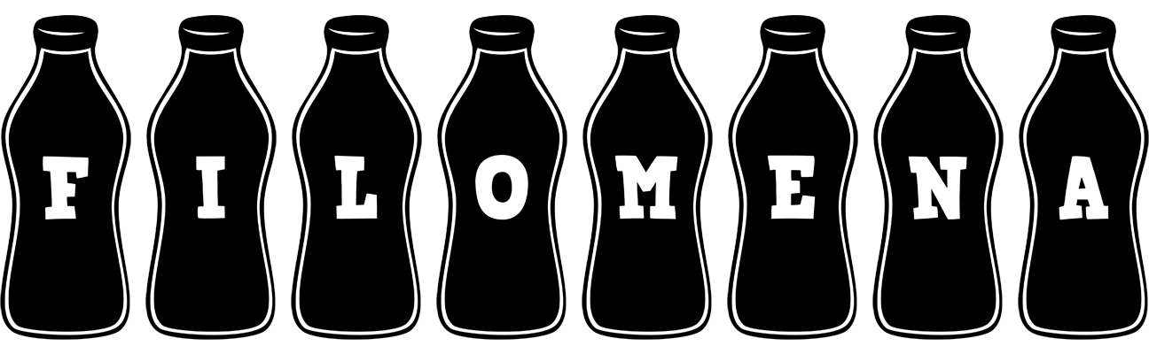 Filomena bottle logo