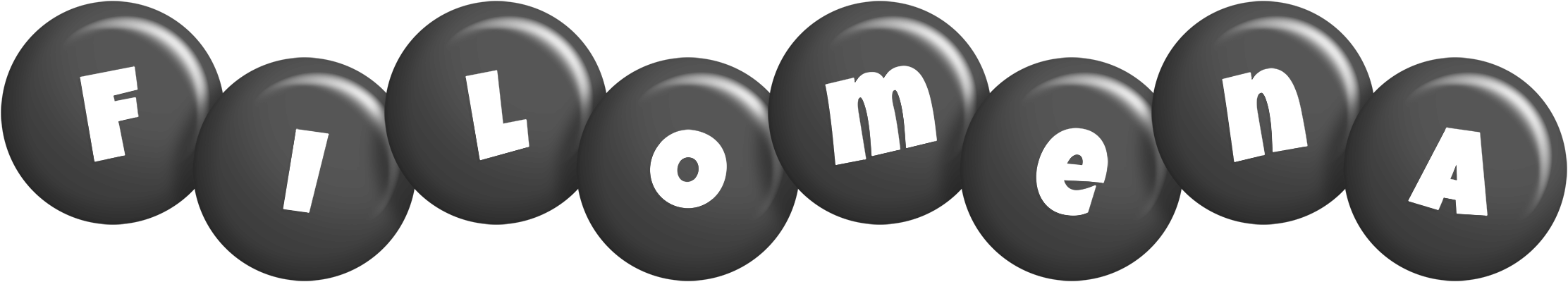 Filomena candy-black logo