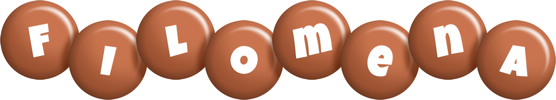 Filomena candy-brown logo