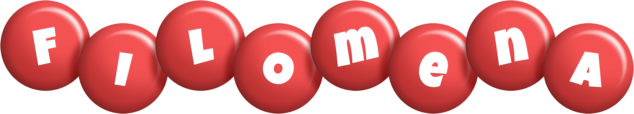 Filomena candy-red logo